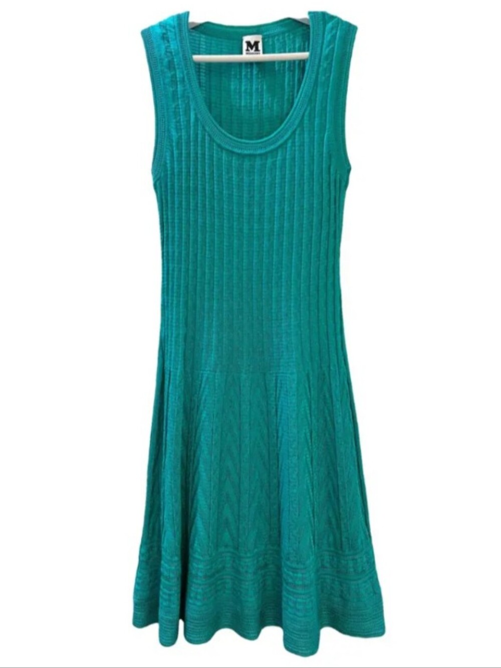 Missoni Teal Blue Knit Dress Size IT 42 US 6